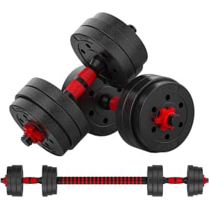 GoXccess Adjustable Dumbbell Weight Set for $54 GoXccess Adjustable Dumbbell Weight Set for $54
