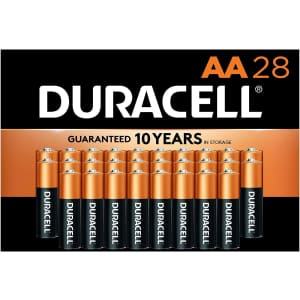 Duracell CopperTop AA Alkaline Batteries 28-Pack for $11 via Sub & Save Duracell CopperTop AA Alkaline Batteries 28-Pack for $11 via Sub & Save