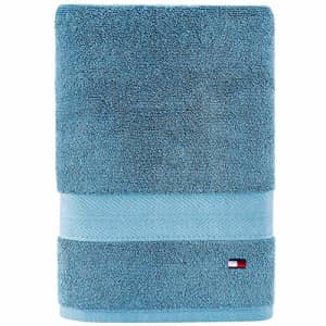 Tommy Hilfiger Modern American Bath Towel, 30 x 54 inch, Seaglass for $25