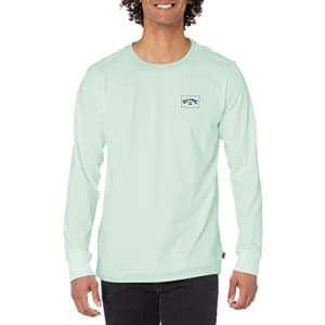 Billabong Men's Long Sleeve Premium Logo Graphic Tee T-Shirt, Seaglass Stacked Arch, XX-Large for $18 Billabong Men's Long Sleeve Premium Logo Graphic Tee T-Shirt, Seaglass Stacked Arch, XX-Large for $18