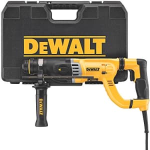 DEWALT Rotary Hammer Drill with Shocks, D-Handle, SDS, 1-1/8-Inch (D25263K) for $184