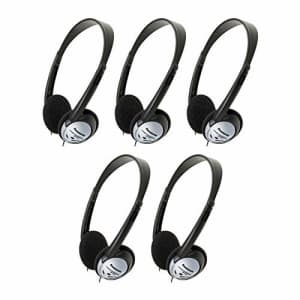 Panasonic RP-HT21 Lightweight Headphones with XBS (5 Pack) for $12
