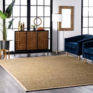 nuLOOM Elijah Seagrass Natural Area Rug, 8' x 10', Beige for $206 nuLOOM Elijah Seagrass Natural Area Rug, 8' x 10', Beige for $206