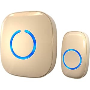 SadoTech Wireless Doorbell and Chime for $17
