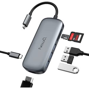NewQ 7-in-1 USB C Hub for $18
