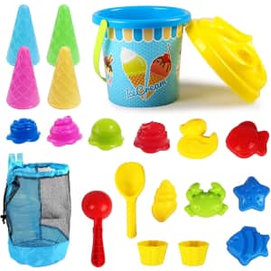 Kidtion 20-Pc. Beach Toy Set for $8 Kidtion 20-Pc. Beach Toy Set for $8