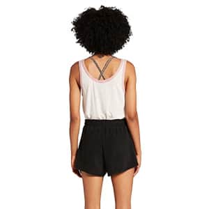 Volcom Women's Regular Lived in Lounge Fleece Sweat Shorts, Black-White, Medium for $22