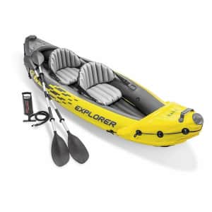 Intex Explorer K2 2-Person Inflatable Kayak Set for $156