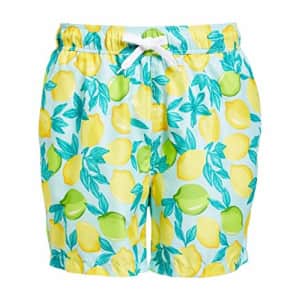Kanu Surf Men's Monaco Swim Trunks, Lemons Lt Blue, Large for $19 Kanu Surf Men's Monaco Swim Trunks, Lemons Lt Blue, Large for $19