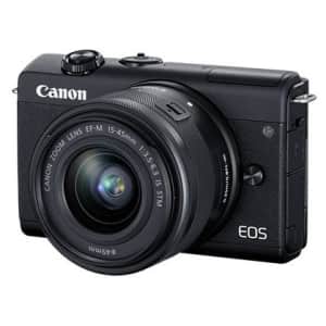 Canon EOS M200 Mirrorless Camera w/ 15-45mm Lens for $350