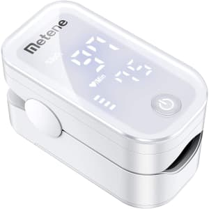 Metene Fingertip Pulse Oximeter for $16