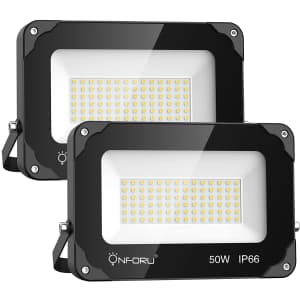 Onforu LED Flood Light 2-Pack for $37 Onforu LED Flood Light 2-Pack for $37