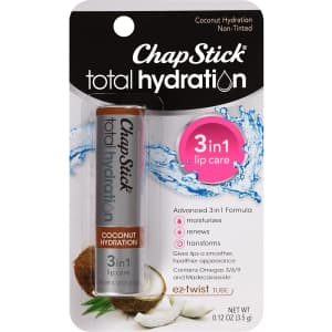 ChapStick Total Hydration Coconut Lip Balm Tube for $3