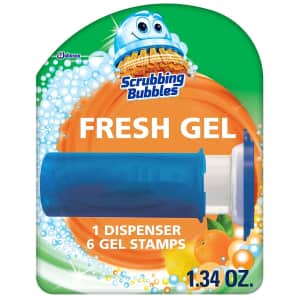 Scrubbing Bubbles Fresh Gel Toilet Bowl Cleaning Stamps 6-Pack for $3.17 via Sub & Save