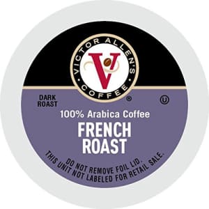French Roast for K-Cup Keurig 2.0 Brewers, 42 Count, Victor Allen's Coffee Dark Roast Single Serve for $14 French Roast for K-Cup Keurig 2.0 Brewers, 42 Count, Victor Allen's Coffee Dark Roast Single Serve for $14