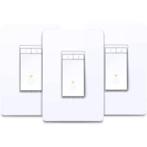 TP-Link Kasa Smart WiFi Dimmer Light Switch 3-Pack for $49 TP-Link Kasa Smart WiFi Dimmer Light Switch 3-Pack for $49