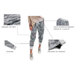 onlypuff Women's Lounge Pant Track Elastic WaistCamo Sweatpants Jogger Activewear S, for $26 onlypuff Women's Lounge Pant Track Elastic WaistCamo Sweatpants Jogger Activewear S, for $26
