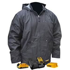 DEWALT DCHJ076A Heated Heavy Duty Work Coat Kit with 2.0Ah Battery and Charger for $294