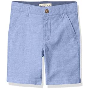Nautica Boys' Flat Front Shorts, Light Cobalt, 16 for $18 Nautica Boys' Flat Front Shorts, Light Cobalt, 16 for $18