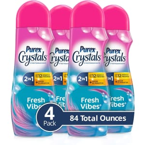Purex Crystals in-wash Fragrance and Scent Booster 4-Pack for $11 via Sub & Save