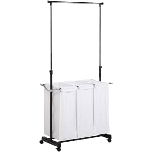 Honey Can Do Rolling Laundry Cart with Hanging Bar for $58 Honey Can Do Rolling Laundry Cart with Hanging Bar for $58