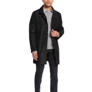 Calvin Klein Men's Munson Slim-Fit Machine-Washable Raincoat for $40 Calvin Klein Men's Munson Slim-Fit Machine-Washable Raincoat for $40