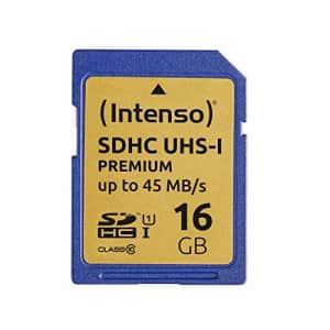 SanDisk SDHC 16GB Intenso Premium CL10 UHS-I Blister for $38