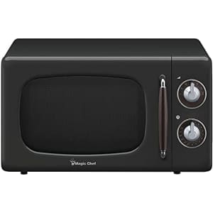 Magic Chef MCD770CB 0.7 cu ft. Retro Countertop Microwave Oven 700 Watt44; Rotary Dial44; Timer & 7 for $134