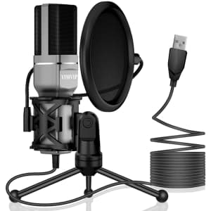 Vimvip USB Condenser Microphone for $16 w/ Prime Vimvip USB Condenser Microphone for $16 w/ Prime