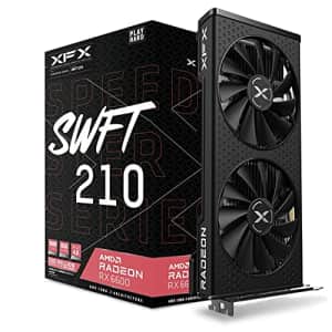 XFX Speedster SWFT 210 Radeon RX 6600 CORE Gaming Graphics Card with 8GB GDDR6 HDMI 3xDP, AMD RDNA for $450