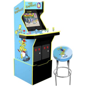 Arcade1UP The Simpsons Home Arcade w/ Stool for $400