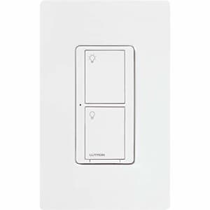 Lutron Caseta Smart Home Switch with Wallplate, Works with Alexa, Apple HomeKit, and Google for $60