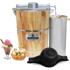 Elite Gourmet 6-Qt. Old-Fashioned Electric Ice Cream Maker for $129