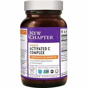 Vitamin C for Immune Support New Chapter Activated C Food Complex + Organic Non-GMO Ingredients - for $30
