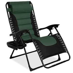 Best Choice Products Oversized Padded Zero Gravity Chair, Folding Outdoor Patio Recliner, XL Anti for $110