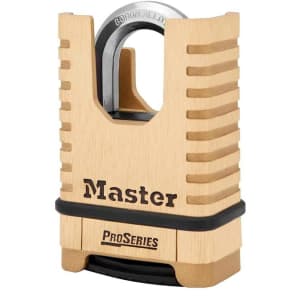 Master Lock ProSeries Brass Combination Padlock for $21