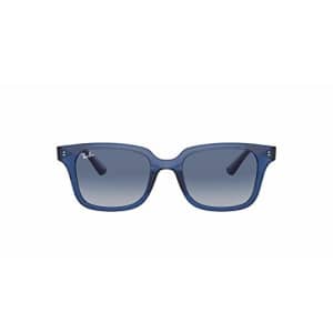 Ray-Ban Junior Kids' RJ9071S Square Sunglasses, Blue/Light Grey Dark Blue Gradient, 48 mm for $77 Ray-Ban Junior Kids' RJ9071S Square Sunglasses, Blue/Light Grey Dark Blue Gradient, 48 mm for $77