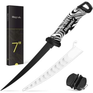 Magreel 7" Stainless Steel Curved Boning Knife for $13 Magreel 7" Stainless Steel Curved Boning Knife for $13