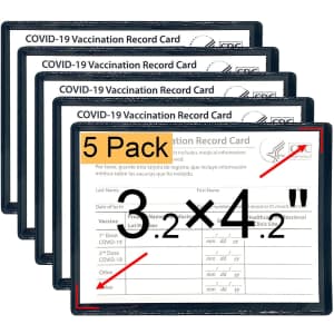 Jiafei Joie Vaccination Card Holder 5-Pack for $8 Jiafei Joie Vaccination Card Holder 5-Pack for $8