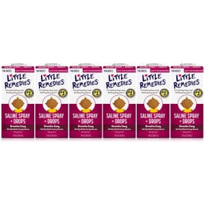 Little Remedies Saline Spray and Drops 1-oz. Bottle 6-Pack for $14 Little Remedies Saline Spray and Drops 1-oz. Bottle 6-Pack for $14