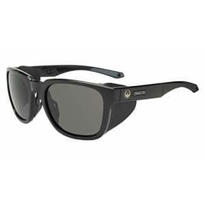 Dragon Men's Excursion X Square Sunglasses, Black/Ll Smoke, 57 mm for $73