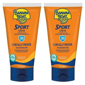 Banana Boat Ultra Sport 3-oz. Sunscreen 2-Pack for $4.68 w/ Sub & Save