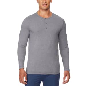 32 Degrees Men's Ultra Lux Henley Sleep T-Shirt for $5 32 Degrees Men's Ultra Lux Henley Sleep T-Shirt for $5