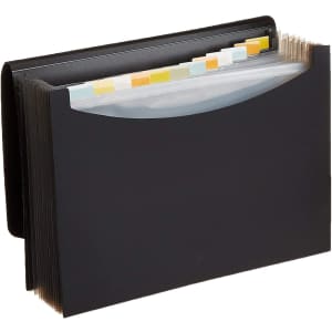 Amazon Basics Expanding Organizer File Folder for $7 Amazon Basics Expanding Organizer File Folder for $7