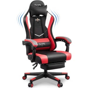 Motpk Ergonomic Gaming Chair with Footrest for $100 Motpk Ergonomic Gaming Chair with Footrest for $100