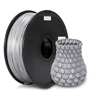 Inland 1.75mm Silver PLA PRO (PLA+) 3D Printer Filament 1KG Spool (2.2lbs), Dimensional Accuracy for $22