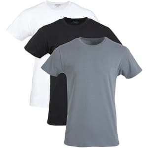 Gildan Men's Cotton Stretch T-Shirts 3-Pack for $12