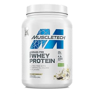 Grass Fed Whey Protein | MuscleTech Grass Fed Whey Protein Powder | Protein Powder for Muscle Gain for $17