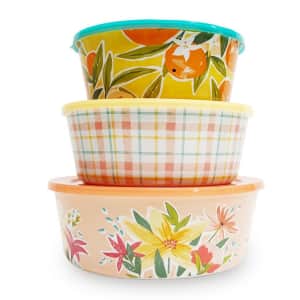 Celebrate Together Summer Floral Stacking Container Set for $8
