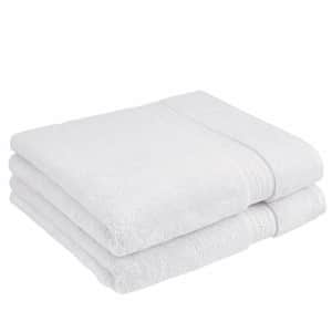Amazon Basics Luxury Performance Bath Towel - 2-Pack, Pristine Snow for $23